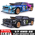 Load image into Gallery viewer, ZD Racing EX07 1/7 4WD RC Car High-Speed 130km/h Professional Flat Drift Sports Car Electric RC Model Toys Gift