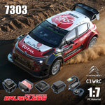 Load image into Gallery viewer, MJX HYPER GO 7303 WRC C3 4WD RC Car 1/7 2.4G 3CH Brushless High Speed Drift Rally Vehicle Genuine Authorization