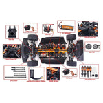 Load image into Gallery viewer, ZD Racing EX07 1/7 4WD RC Car High-Speed 130km/h Professional Flat Drift Sports Car Electric RC Model Toys Gift