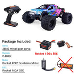 Load image into Gallery viewer, ZD Racing MX - 07 1/7 4WD 6S or 8S Electric Brushless Monster Truck Remote Control RC CarZD RacingBlue