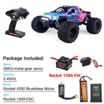 Load image into Gallery viewer, ZD Racing MX - 07 1/7 4WD 6S or 8S Electric Brushless Monster Truck Remote Control RC CarZD RacingSilver