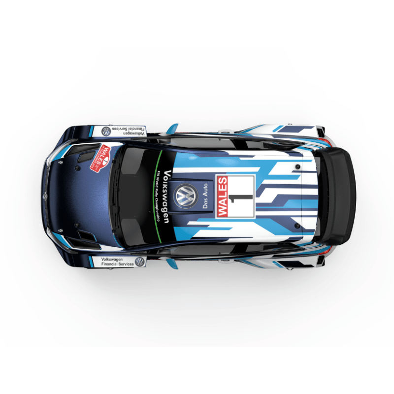 MJX Hyper Go 7304 1/7 Volkswagen Polo R WRC RC Rally Car – 4S Brushless 60km/h Official Licensed