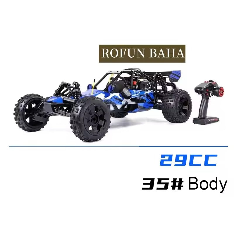 Rofun Rovan Baja Baha 5B 29cc 1/5 Gas Petrol Engine Buggy Remote Control RC Car