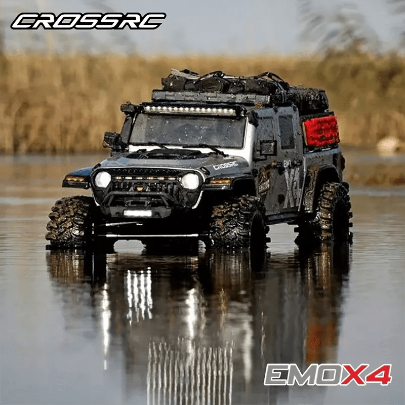 CROSSRC EMO X4 Big Leopard RC Car 4WD RTR 1:8 Climbing Crawler Off Road Rescue VehicleCROSSRCOrange