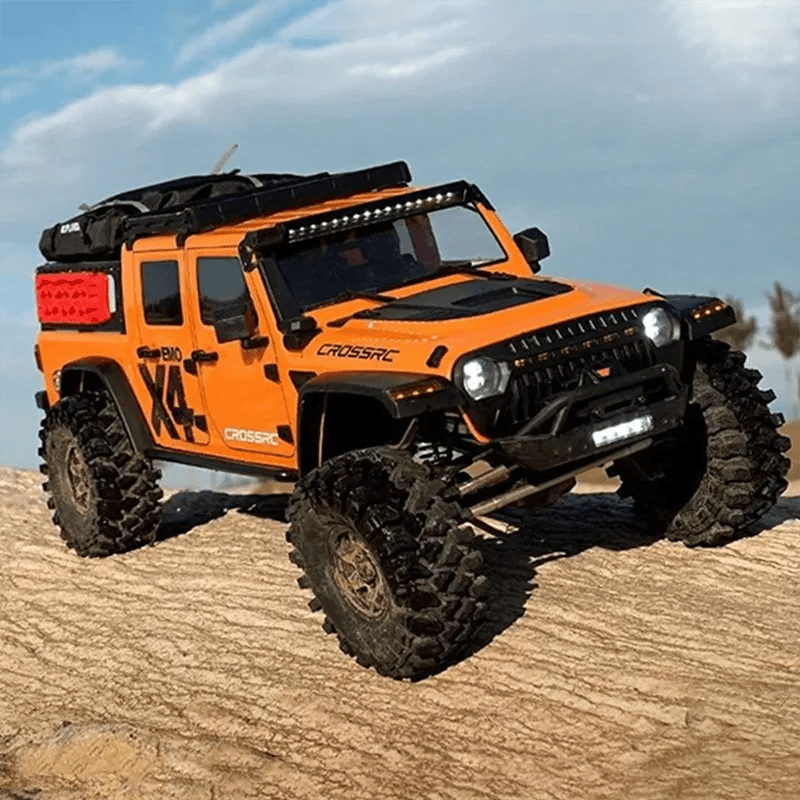 CROSSRC EMO X4 Big Leopard RC Car 4WD RTR 1:8 Climbing Crawler Off Road Rescue VehicleCROSSRCOrange