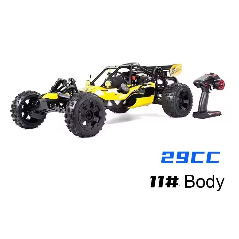 Rofun Rovan Baja Baha 5B 29cc 1/5 Gas Petrol Engine Buggy Remote Control RC CarRovanYellow - 11