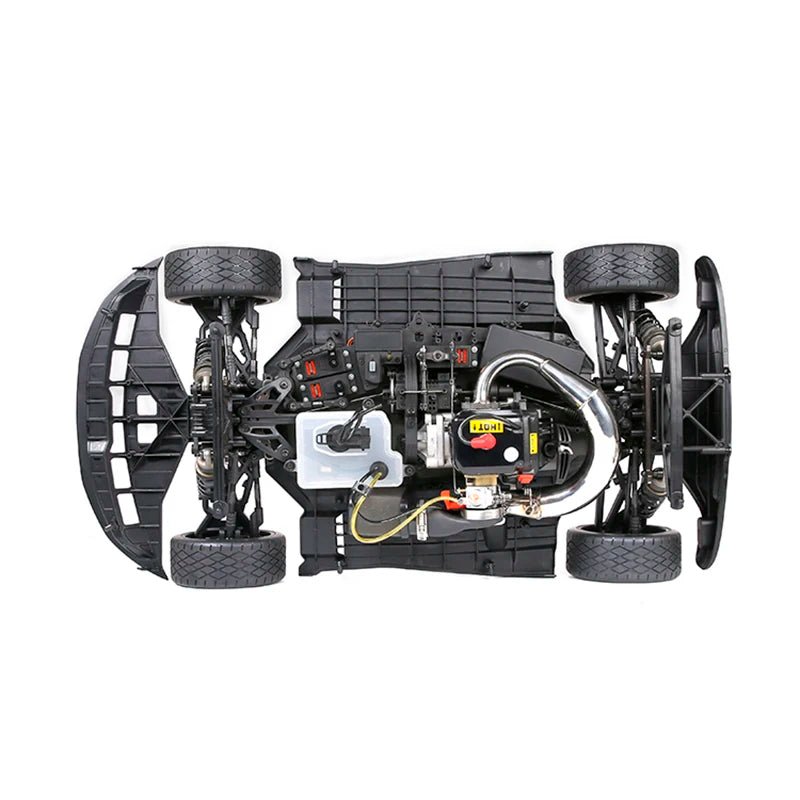 Rofun Rovan F5 32CC 1/5 Gas Petrol Engine On Road Remote Control RC CarRovanBlack