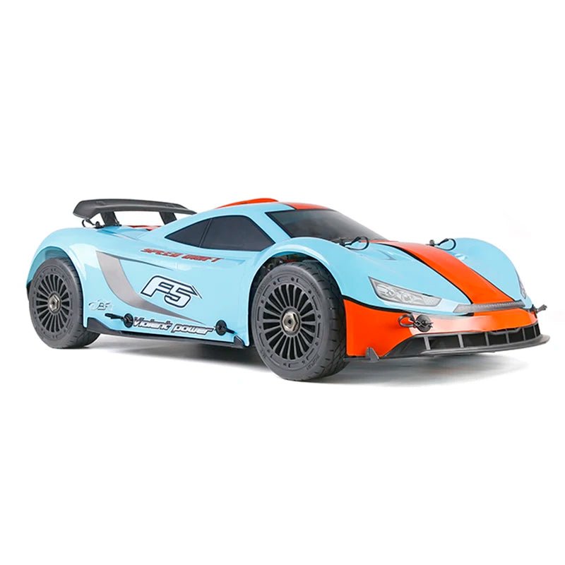 Rofun Rovan F5 32CC 1/5 Gas Petrol Engine On Road Remote Control RC CarRovanBlue