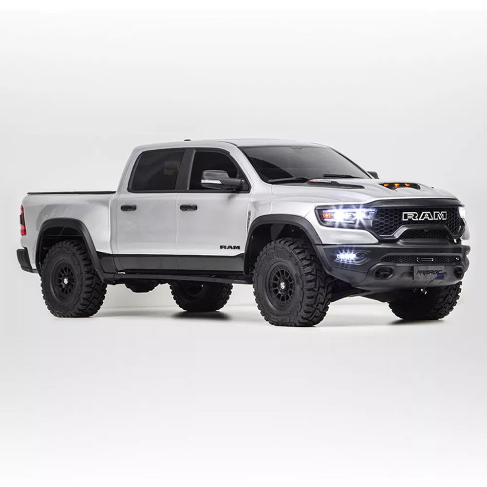 TRACTION HOBBY KM Dodge RAM 1500 RC Car 1/8 RTR 2.4GHZ Simulation Off - Road Climbing Crawler Licensed RC Truck ToyTRACTION HOBBYGrey