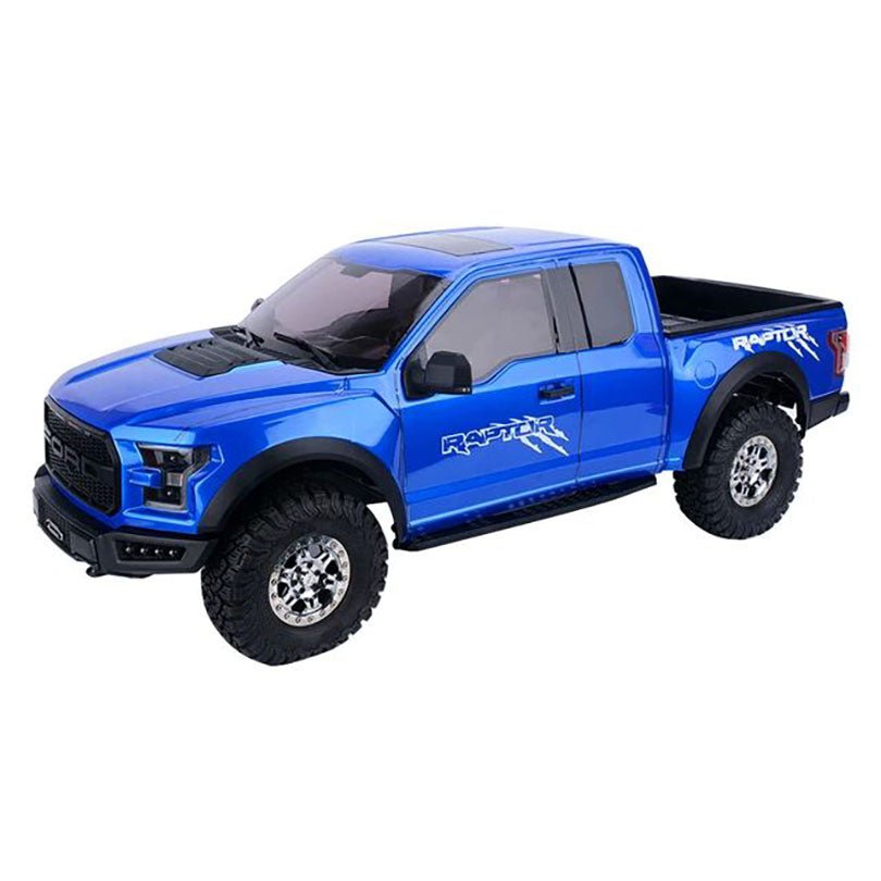 TRACTION HOBBY KM F150 FORD RAPTOR RC Car 1/8 RTR 2.4GHz Simulation Off - Road Climbing Crawler RC Car ToysTRACTION HOBBYBlue