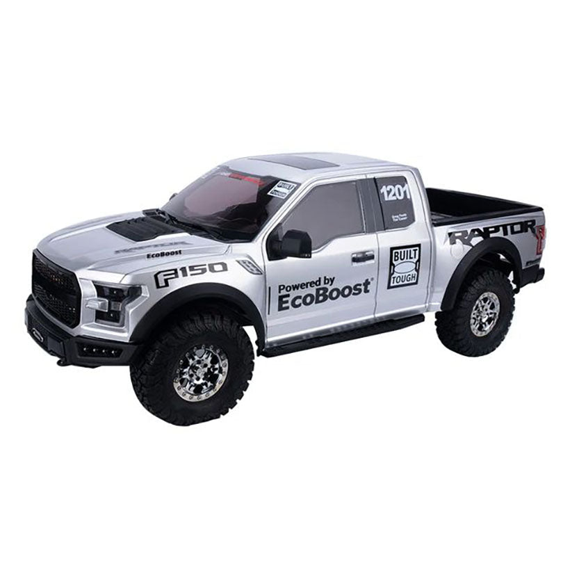 TRACTION HOBBY KM F150 FORD RAPTOR RC Car 1/8 RTR 2.4GHz Simulation Off - Road Climbing Crawler RC Car ToysTRACTION HOBBYGrey