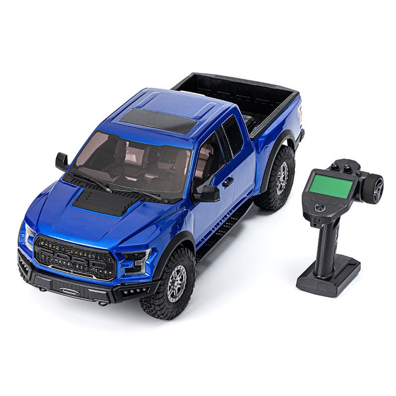 TRACTION HOBBY KM F150 FORD RAPTOR RC Car 1/8 RTR 2.4GHz Simulation Off - Road Climbing Crawler RC Car ToysTRACTION HOBBYWhite