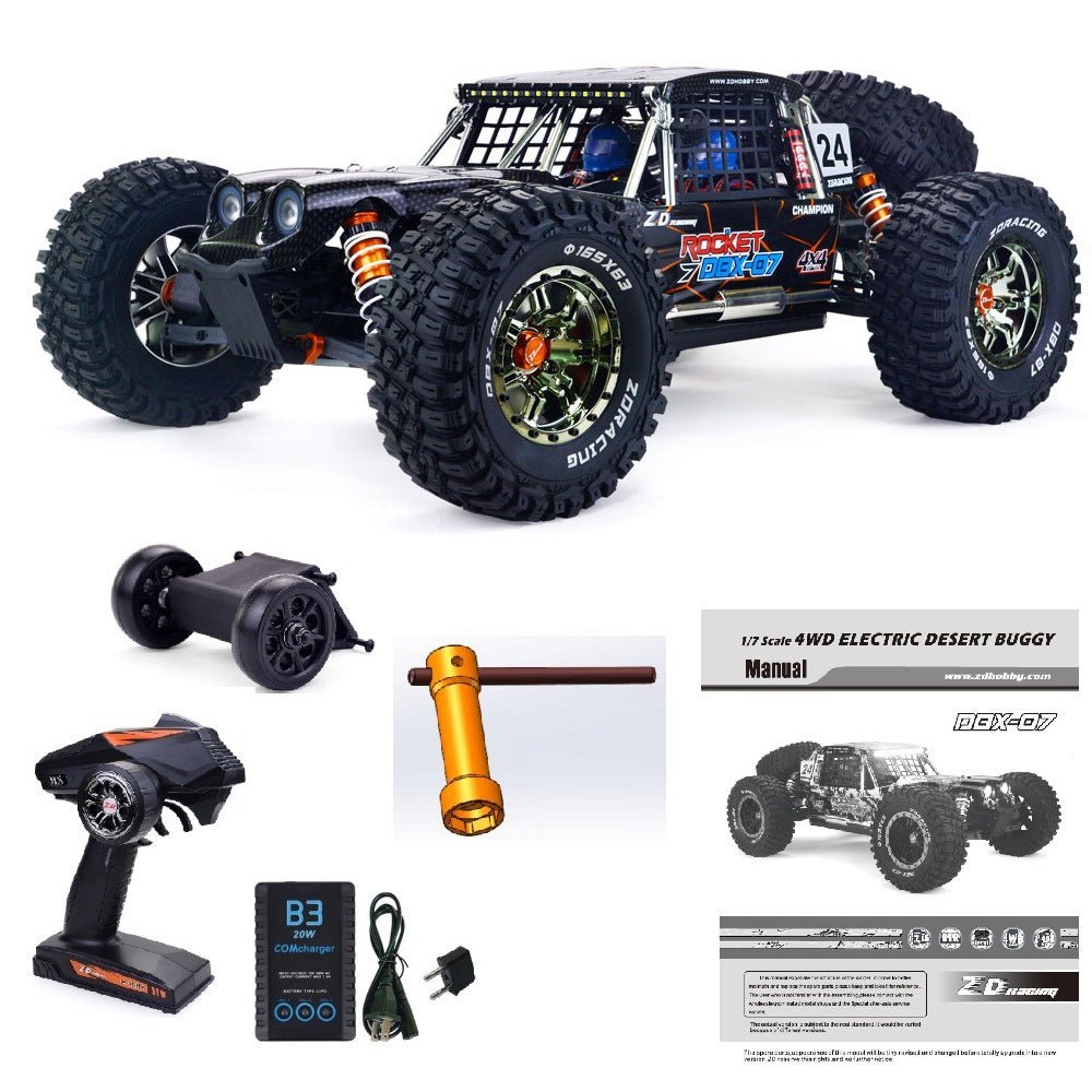 ZD Racing DBX - 07 6S RC Car 1/7 6S Electric Brushless Desert Buggy Remote Control RC CarZD RacingGray