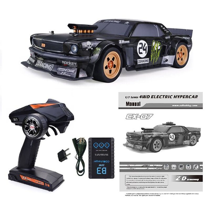 ZD Racing EX07 1/7 Electric Brushless On - Road RC Car 130km/hZD RacingBlack