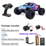 Load image into Gallery viewer, ZD Racing MX - 07 1/7 4WD 6S or 8S Electric Brushless Monster Truck Remote Control RC CarZD RacingSilver